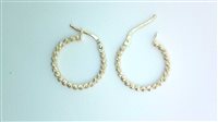 Earrings Woman Sfere Diamantate in Yellow Gold CERCHI DIAMANTATI P UZ/C 1.80 G